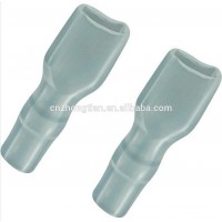 Clear PVC Female Spade Terminal Insulated Sleeve Cover 4.8mm